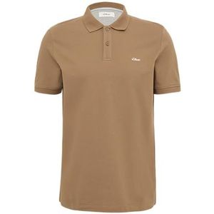 s.Oliver Katoenen piqué poloshirt, Steen, M