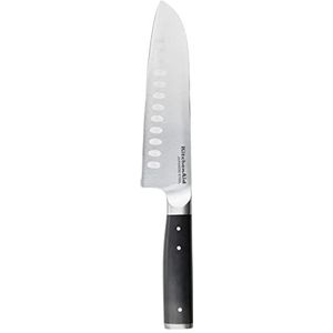 Kitchenaid Gourmet Santoku keukenmes, Japans staal met een hoog koolstofgehalte, 18 cm / 7 inch