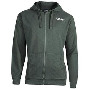 UYN Uynner Club Hyper Unisex sweatshirt met doorlopende ritssluiting, Pine Groen