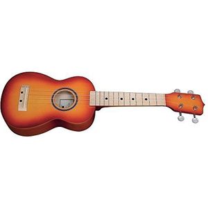 GEWA Sunburst sopraan ukelele model 1 geel/rood