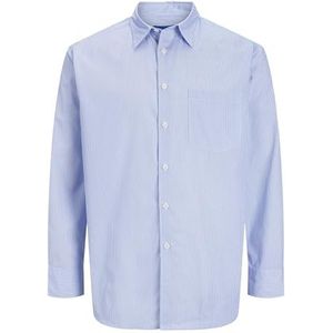 Jack Jones Jack Jones Bill Poplin Oversized Shirt Ls Dazzling Blue BLAUW