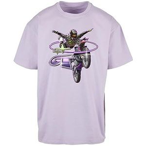 Mister Tee T-shirt Moto Gt Oversize, Lilas, XL