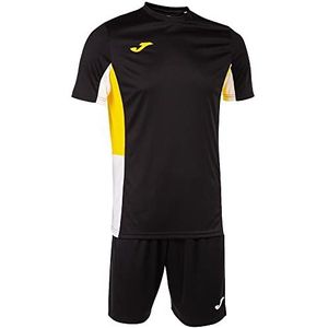 Joma Set Donau II Zwart Geel Wit