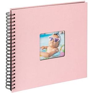 walther Design SA-110-BR Fun Baby spiraalalbum, 30 x 30 cm, roze