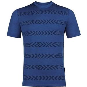 Odlo Alliance Kinship T-shirt voor heren, Sodalith Blauw - Plated Print FW18