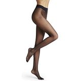 FALKE Matt Deluxe 20 DEN transparante panty met sluier-effect, mat, effen, duurzaam, brede riem, comfort, drukvrij, stop-mesh aan de tenen van de voeten, zacht, fijn garen, 1 paar, Blauw (Navy 6179)