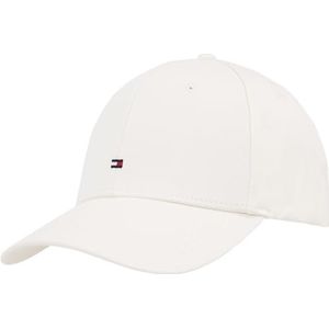 Tommy Hilfiger Th Flag Cotton 6 Panel Cap Am0am13531 Herencapuchon, Blauw (ivoorzijde), Eén maat