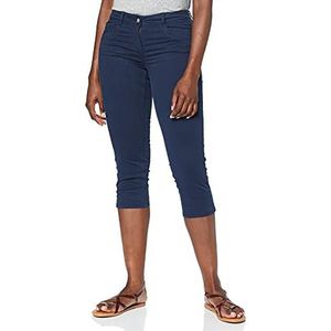 TOM TAILOR Denim dameslegging met knopen, 10138 Rinsed Blue Denim