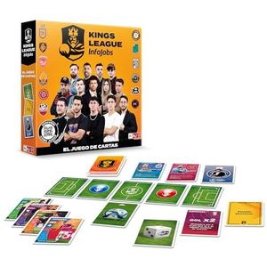 IMC Toys Kings League kaartspel - Card Game Het eerste officiële kaartspel van de Kings League voor kinderen en meisjes +8 jaar