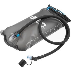 EVOC HYDRATION BLADDER 2 geïsoleerde drinkzakken (lekvrije drinkzak met geïsoleerde slang, BPA-vrij en PVC-vrij, gemakkelijk te reinigen) carbon grijs