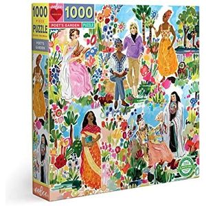 eeBoo Volwassen 1000 stukjes Poet's Garden-puzzel van gerecycled karton De tuin van dichters, PZTPOT