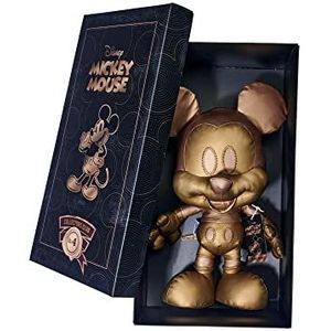 Simba 6315870313 Disney Mickey Mouse brons, April editie, exclusief op Amazon, pluche figuur 35 cm, geschenkdoos, gelimiteerde editie, pluche speelgoed, geschikt voor kinderen vanaf de geboorte
