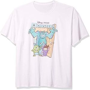 Fifth Sun Pastel Monsters T-shirt voor heren, wit, S, Wit