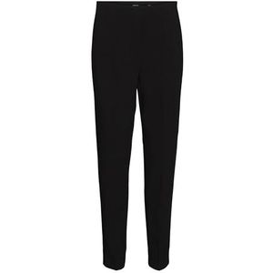 Vero Moda Vmsandy HR Tapered Pant Noos broek dames, zwart.