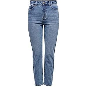 ONLY Onlemily W St Ankle Mae0012 Noos Jeans Jeans, Blauw (medium blauwe denim)