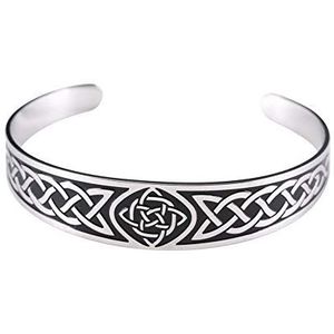 Dreamtimes Keltische knoop armband roestvrij staal Keltische knoop armband voor mannen en vrouwen, roestvrij staal, Niet bekend