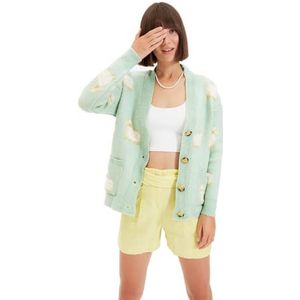 Trendyol casual cardigan, mint, M, Munt