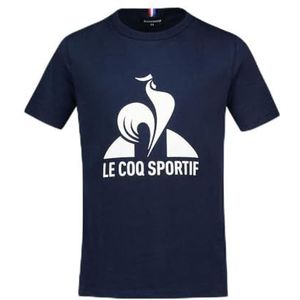 Le Coq Sportif Ess Tee Ss Nr. 1 Jurk Blues T-shirt voor kinderen, uniseks, Jurk Blues