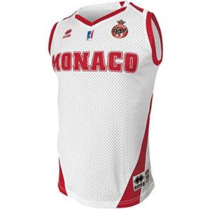 AS Monaco Basket Officieel thuisshirt 2019-2020 voor kinderen, Wit.