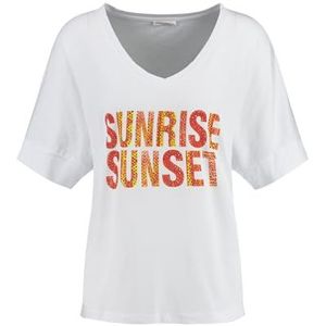 KEY LARGO T-shirt Sunlight à col en V pour femme, Blanc (1000)., XL