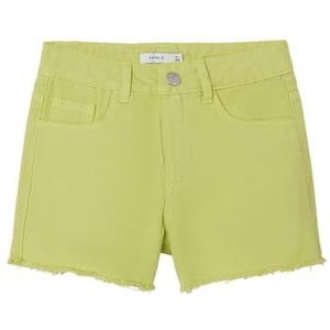 NAME IT Short pour fille, Vert lime, 122