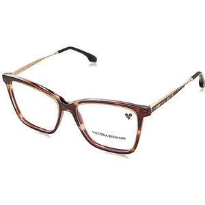 Victoria Beckham Lunettes Unisexe-Adulte, 227 Dark Brown Horn, 54