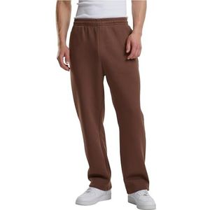 Urban Classics Tb7285-Fluffy Trackpants Trainingsbroek voor heren (1 stuk), Chocolade bruin