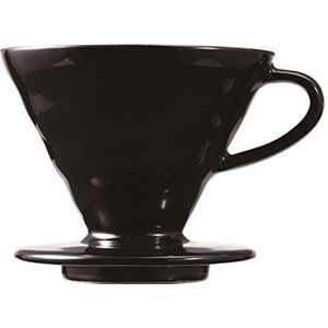 HARIO KDC-02-B koffiedruppels, keramiek, zwart, maat 2