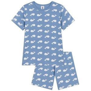 Petit Bateau Pyjacourt voor jongens, blauw/wit