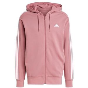 adidas Essentials French Terry 3-Stripes Full Zip Hoodie Trainingspak met capuchon voor heren