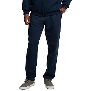 Fruit of the Loom Eversoft trainingsbroek en joggingbroek van fleece (Regular & Big Man) heren, Open bodem – marineblauw