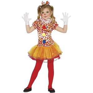 Fiestas Guirca Clownsjurk Meisjes Polyester Rood Mt Jaar