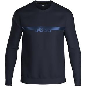 BOSS Authentic Loungew Sweatshirt voor heren, Donkerblauw 403.