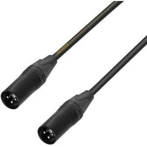 Adam Hall Cables 5 STAR DMM 0020 Câble adaptateur XLR 3 broches mâle x XLR 3 broches mâle, noir, 0,2 m