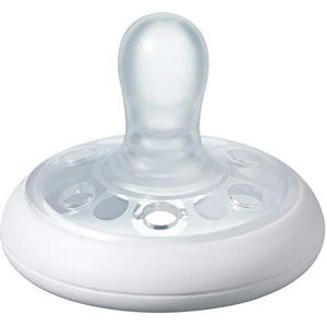 Tommee Tippee Closer to Nature Babyfopspeen 6-18 m, wit, 1 stuk