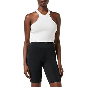 Urban Classics Tech Mesh Cycle Shorts voor dames, zwart (Black 00007), L EU, zwart.