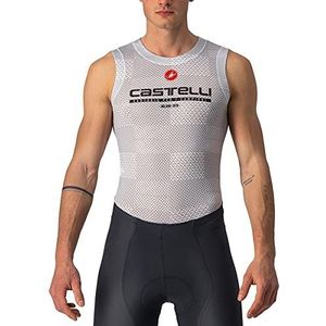 CASTELLI 4522033-870 PRO Mesh BL SLEESS Lang Mesh Zilver Grijs XS, Zilvergrijs, XS