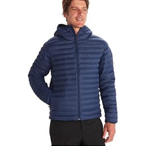 Marmot Echo Warm pofjack voor heren, met capuchon, zonder veren, winterjas met capuchon, isolerende capuchon, gewatteerde parka, waterdicht, licht, compacte outdoorjas, winddicht, 1 stuks