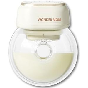WONDER MOM - Elektrische borstkolf, handsfree, comfortabel, stil, vrouwelijk, licht en draagbaar, touchscreen, personaliseerbaar, verstelbare speen, BPA-vrij, incl