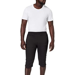 Erima unisex 3/4 broek, zwart.