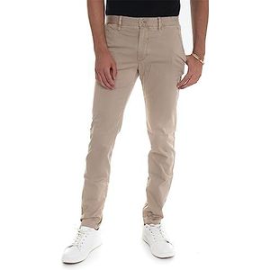 Tommy Hilfiger Bleecker Th Flex Satin GMD Herenbroek, Beige