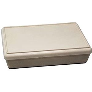 WISSNER® RE-Wood® Actieve leerbox met stapelbaar deksel, natuurlijke kleur
