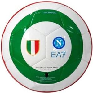 SSC Napoli, EA7 Italiaanse kampioenen, driekleurige patch, blauw napels, voor training maat 5