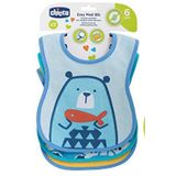 Chicco Set 3 Slabjes Met Decoratie X3 6M+, Blauw