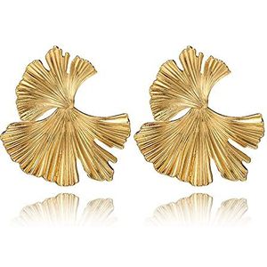 Edary Oorbellen Boheemse blad goud oorbellen persoonlijkheid oorbellen kerstcadeau sieraden accessoires voor vrouwen en meisjes