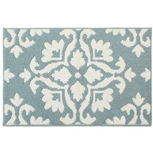 Laura Ashley Mayhew accentmat, 61 x 91,4 cm, blauw/wit