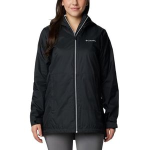 Columbia Switchback Windbreaker Long Damesjas, zwart.