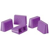 Reloop Fader Cap Set Purple - 5 fader doppen, rubberen coating voor een goede grip, compatibel met de meeste DJ-mixers en controllers, paars