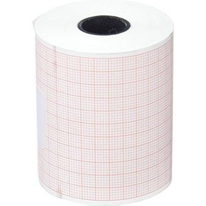 tecnocarta ri3706003016e eCG thermisch papier rol voor Cardioline Delta 1/3 Plus, 60 mm x 30 m, 4-delige set