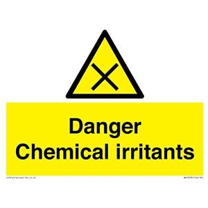 Panneau Danger Chemical irritants – 200 x 150 mm – A5L